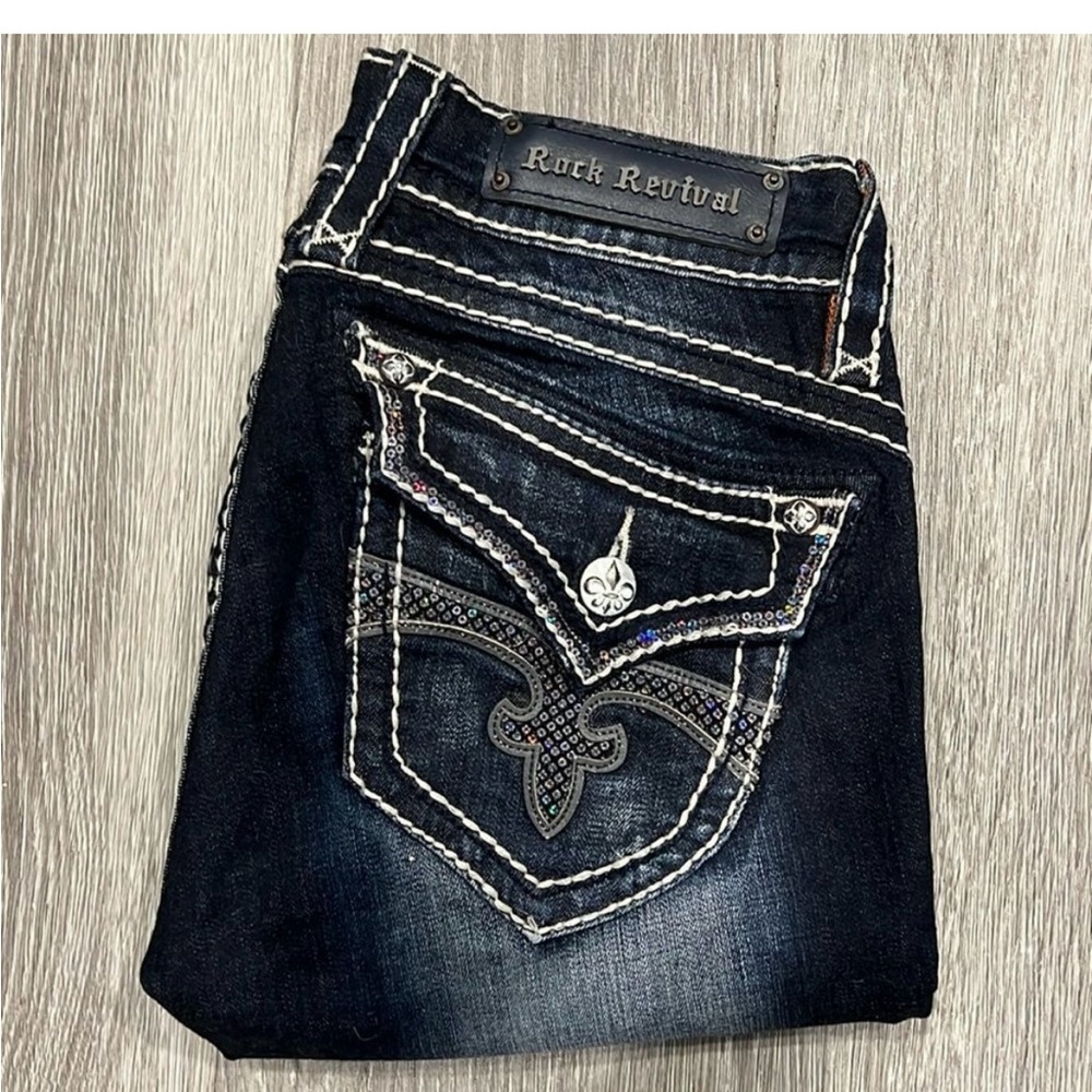 Rock Revival Heather Skinny Jeans